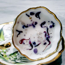 Load image into Gallery viewer, Tea Cup Candle Soy Wax Sunset Bliss Herbal Candle Gift for Mom, Gift for Sister, Teacher, Grandma, Nana, Engagement, Bridal, Best Friend,