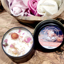 Load image into Gallery viewer, Rose Jubilee Herbal Candle - Soy Wax