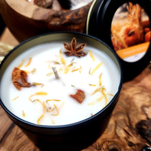 Load image into Gallery viewer, Pumpkin Harvest Herbal Candle - 100% Soy Wax