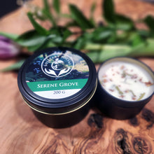 Load image into Gallery viewer, Serene Grove Herbal Candle - 100% Soy Wax