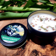 Load image into Gallery viewer, Serene Grove Herbal Candle - 100% Soy Wax