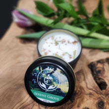 Load image into Gallery viewer, Serene Grove Herbal Candle - 100% Soy Wax