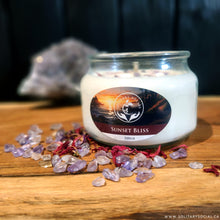 Load image into Gallery viewer, Sunset Bliss Herbal Candle - 500g Soy Wax
