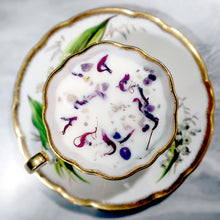 Load image into Gallery viewer, Tea Cup Candle Soy Wax Sunset Bliss  Herbal Candle Gift for Mom, Gift for Sister, Teacher, Grandma, Nana, Engagement, Bridal, Best Friend,

