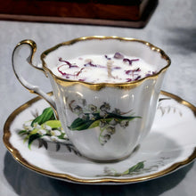 Load image into Gallery viewer, Tea Cup Candle Soy Wax Sunset Bliss  Herbal Candle Gift for Mom, Gift for Sister, Teacher, Grandma, Nana, Engagement, Bridal, Best Friend,
