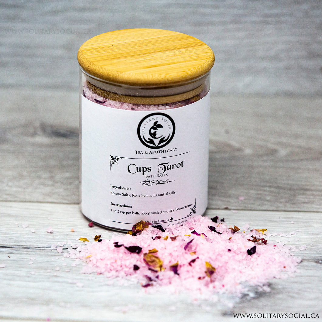 Cups Tarot Sensual Rose Petal & Bath Salts