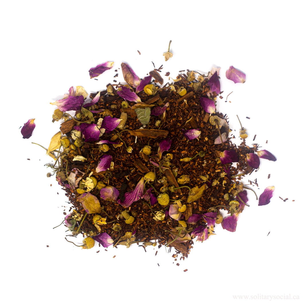 Sleep Time Comforting Chamomile and Rose Petal Rooibos Tea